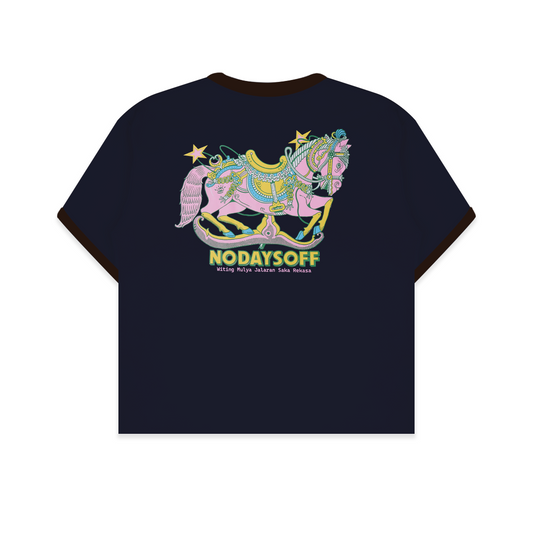 Dagadu Kaos Boxy No Days OFF - Navy