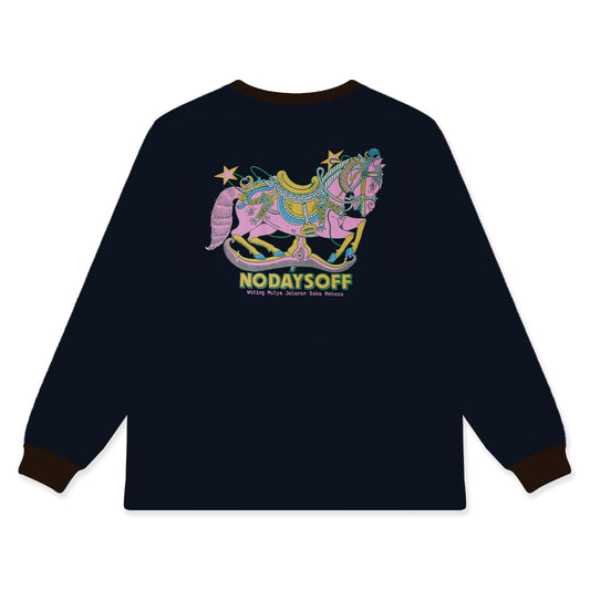 Dagadu Kaos Ringger Tee No Days Off  - Navy