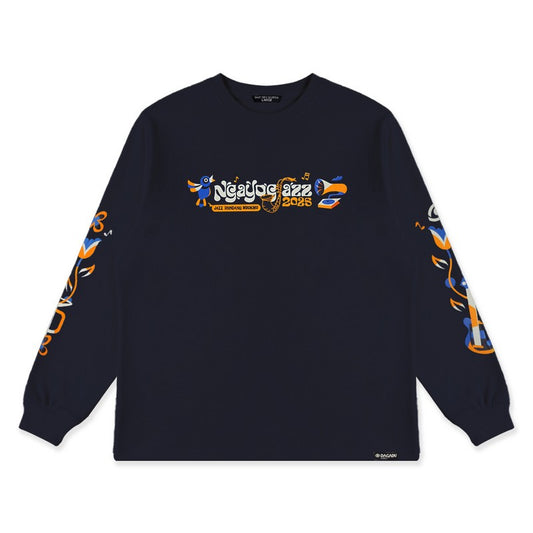 Dagadu Rib Long Sleeve Official Merch Ngayogjazz 2025 - Navy