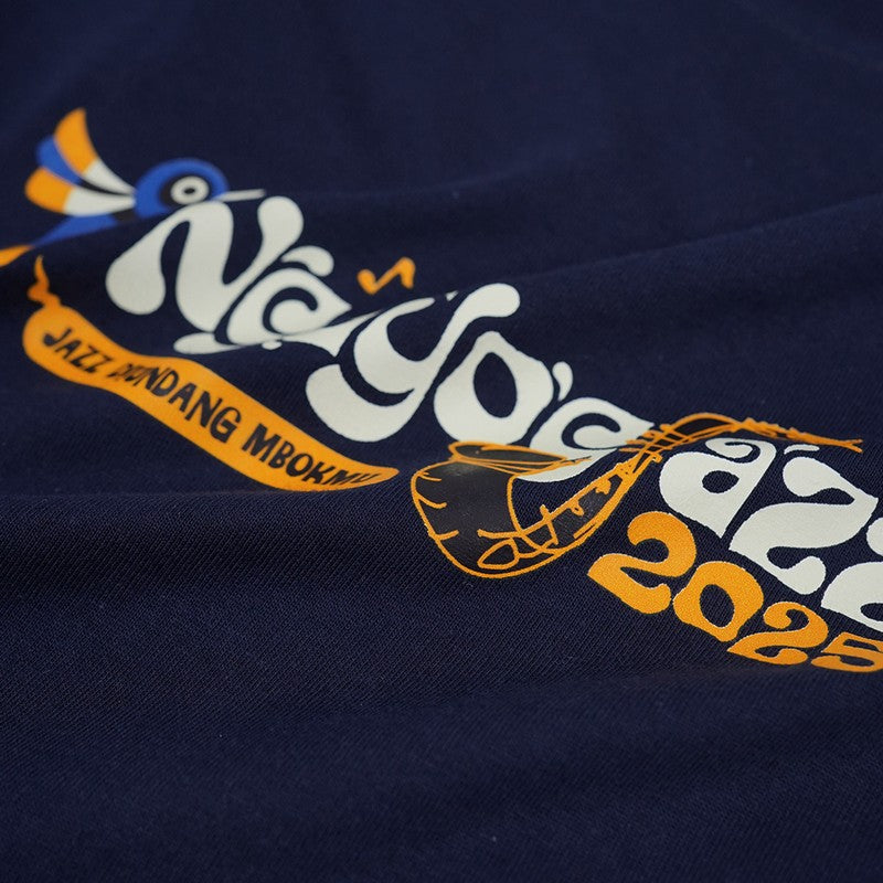 Dagadu Rib Long Sleeve Official Merch Ngayogjazz 2025 - Navy