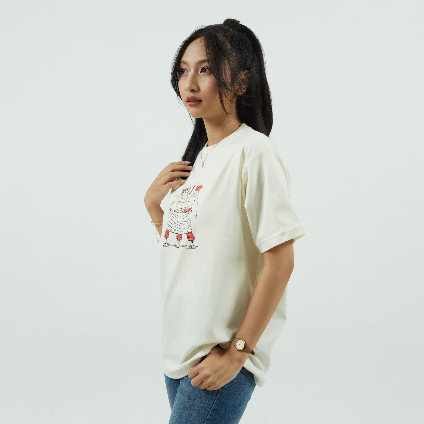 Dagadu T-shirt Regular Laleng Lipa - Kaos Unisex