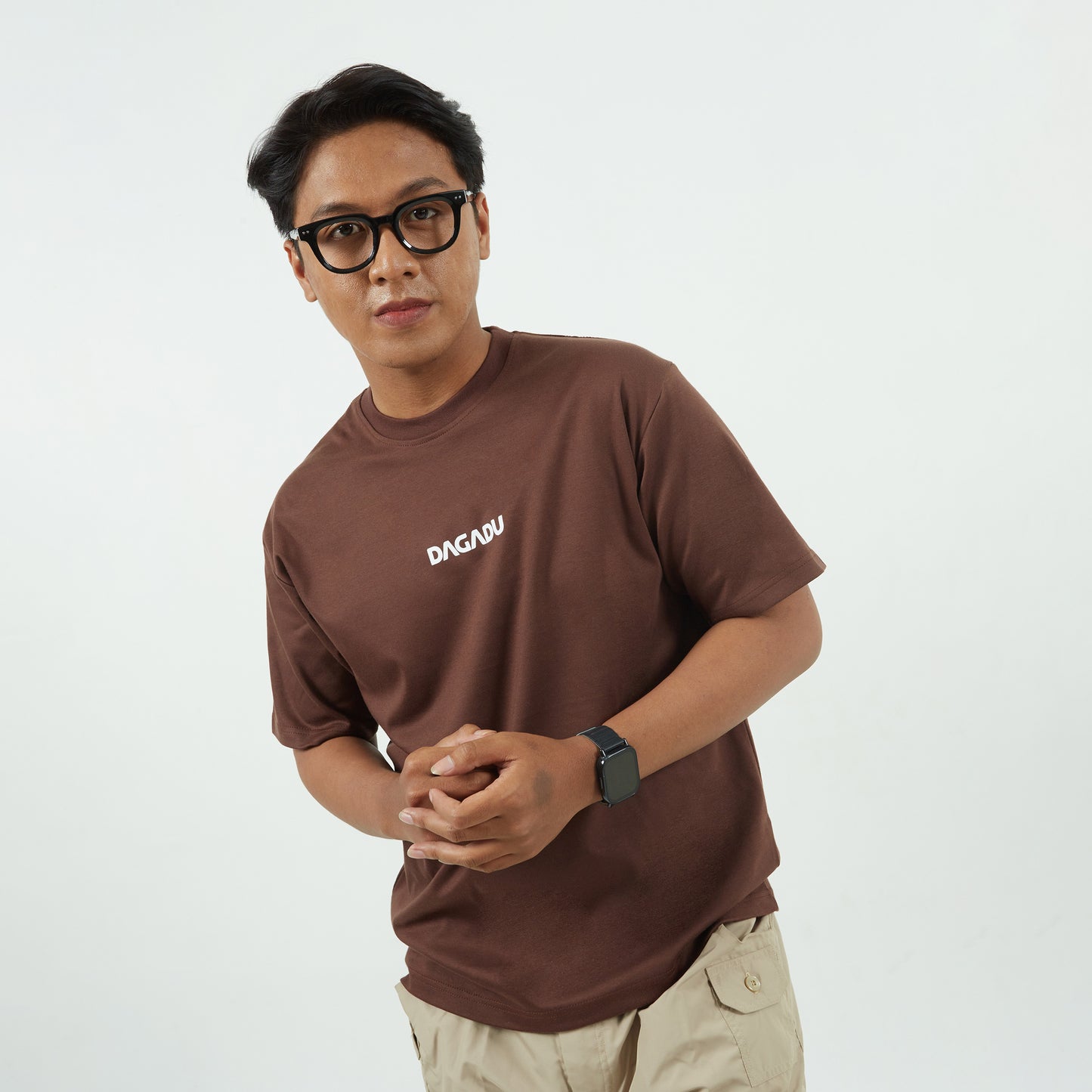 Dagadu Kaos Pria Lengan Pendek Reguler Rupamu Cotton Combed 24S