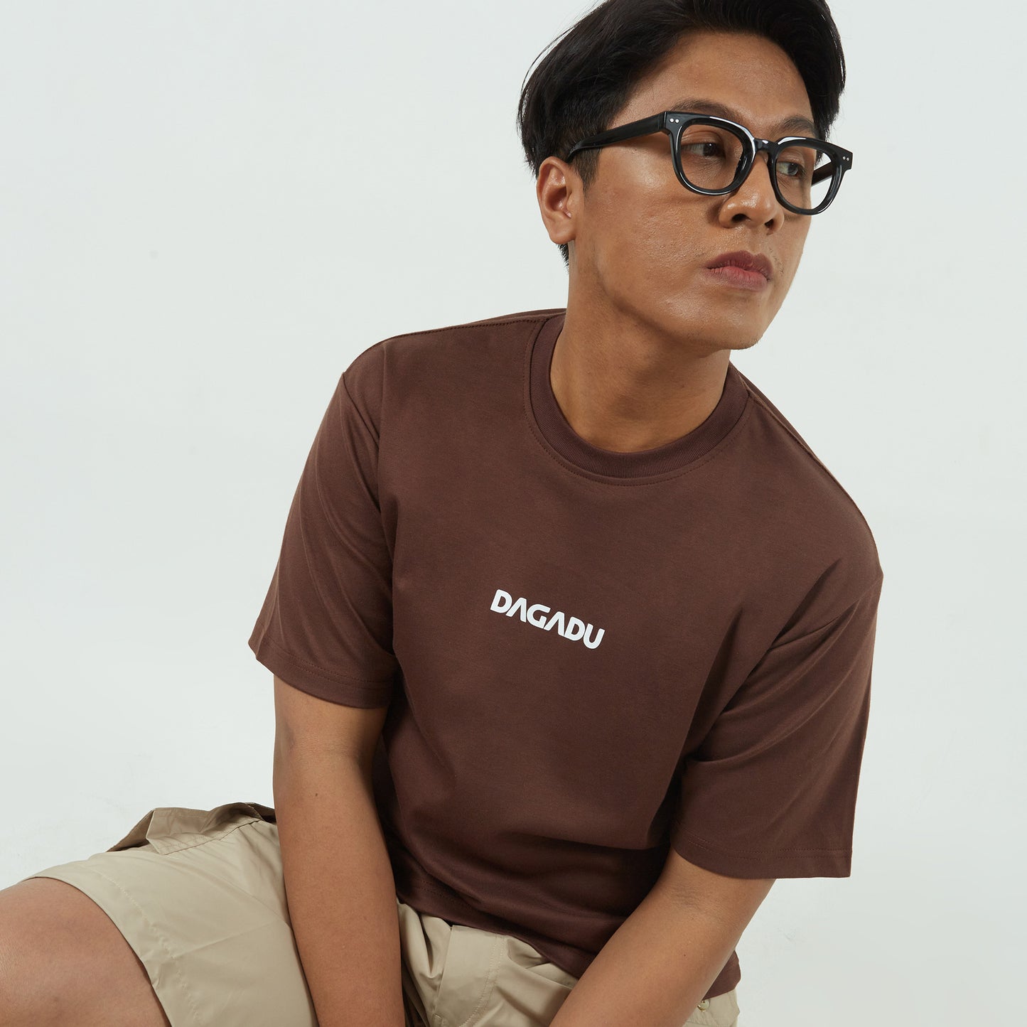 Dagadu Kaos Pria Lengan Pendek Reguler Rupamu Cotton Combed 24S