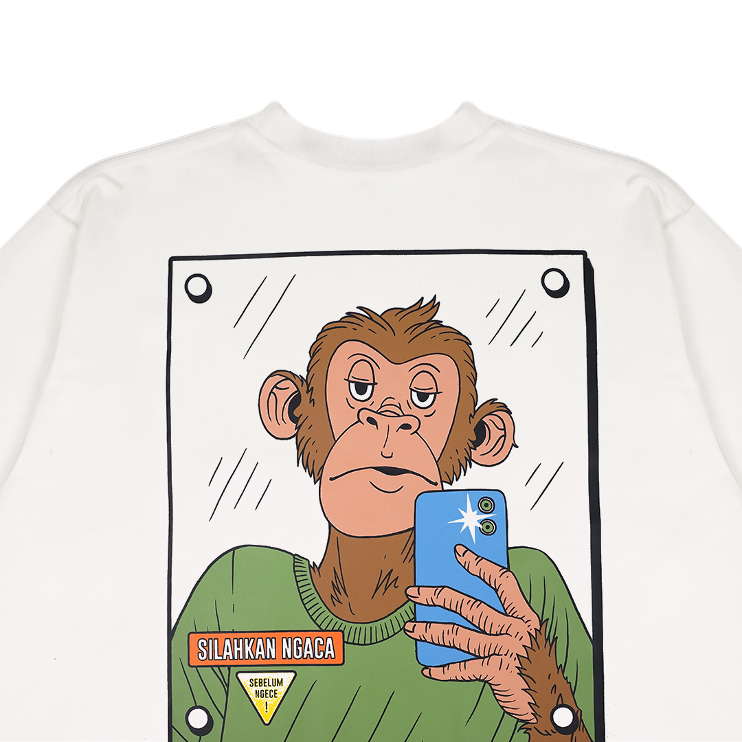 Dagadu T-Shirt Regular Mata Lalu Ngaca Ngece - Kaos Unisex
