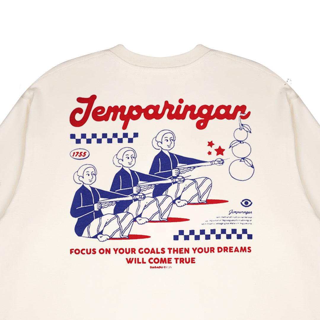 Dagadu T-shirt Long Sleeve Reguler Jemparingan Kaos Unisex