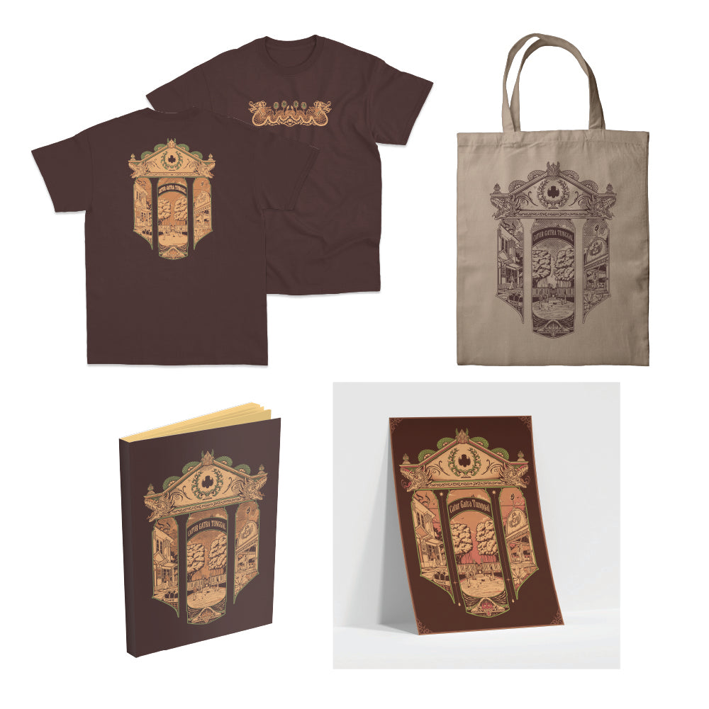 Dagadu Bundling Exclusive Catur Gatra (T-Shirt, Totebag, Blocknote, Poster)