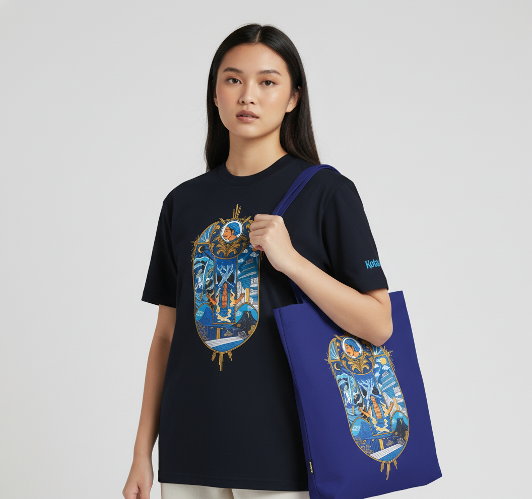 Dagadu Bundling Exclusive Kotagede (T-Shirt, Totebag, Blocknote, Poster)