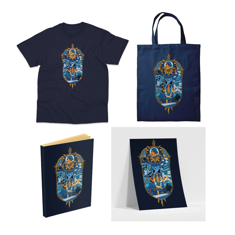 Dagadu Bundling Exclusive Kotagede (T-Shirt, Totebag, Blocknote, Poster)