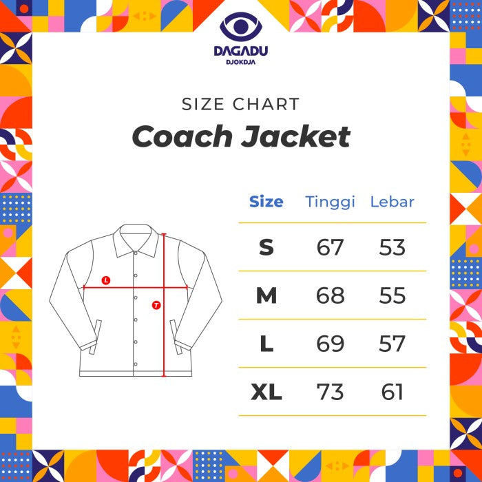 Dagadu Coach Jacket Regular Djokchess - Jaket Unisex
