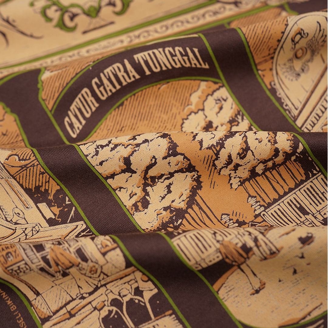 Dagadu T-Shirt Regular Catur Gatra | Kaos Lengan Pendek Pria Wanita | Cotton Combed Double Knit