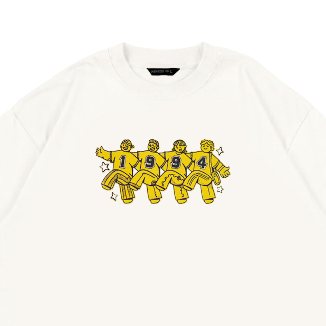 Dagadu T-Shirt Oversize Kaos Chaos | Kaos Lengan Pendek Pria Wanita | Cotton Interlock