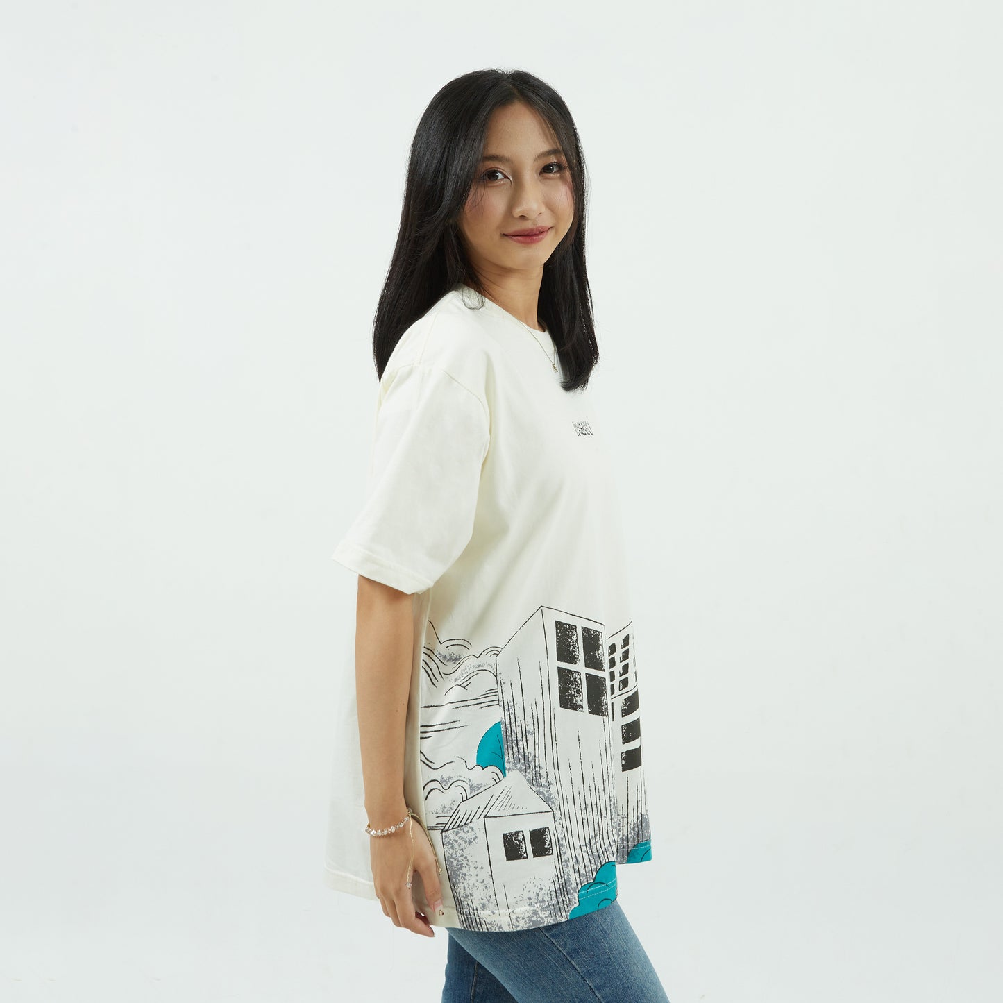Dagadu T-Shirt Long Sleeve Regular Scape Kaos Unisex