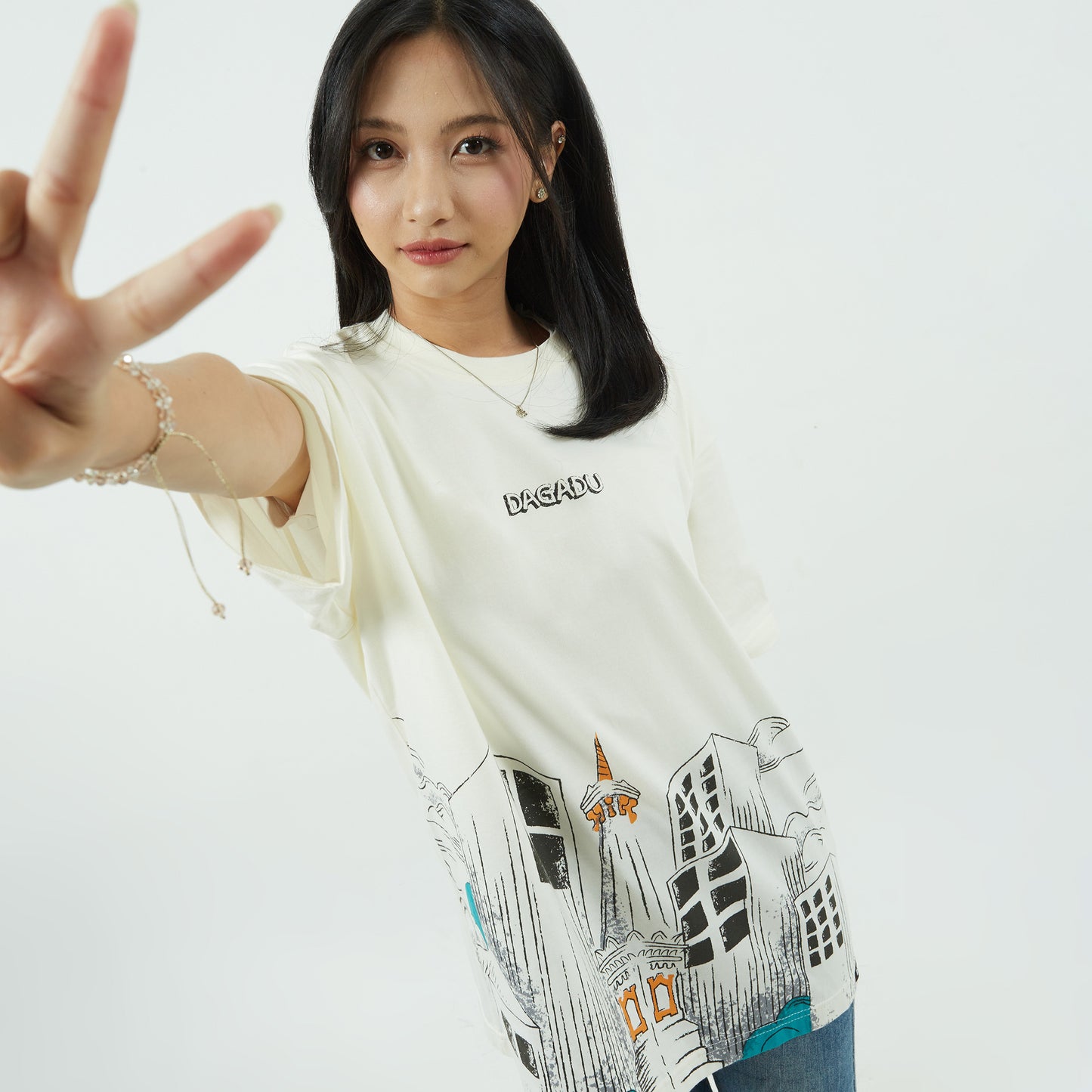 Dagadu T-Shirt Long Sleeve Regular Scape Kaos Unisex