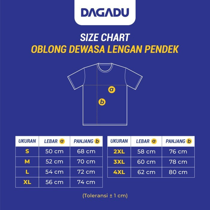 Dagadu Kaos Bigsize Dolan - Toffee