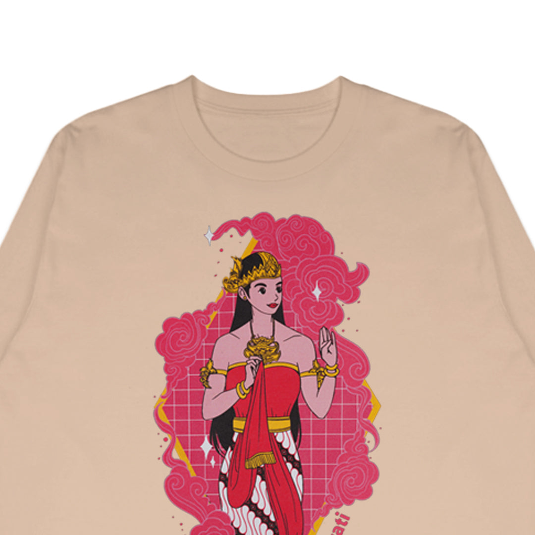 Dagadu T-shirt Long Sleeve Regular Wayang Mae - Kaos Unisex