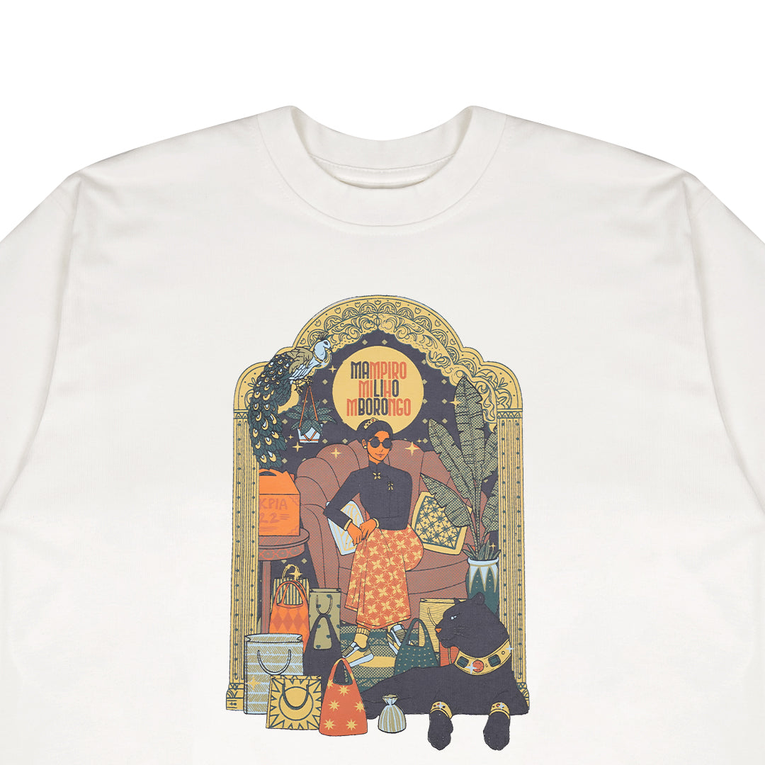 Dagadu T-Shirt Long Sleeve Malioboro Romb | Kaos Lengan Panjang Pria Wanita | Cotton Combed