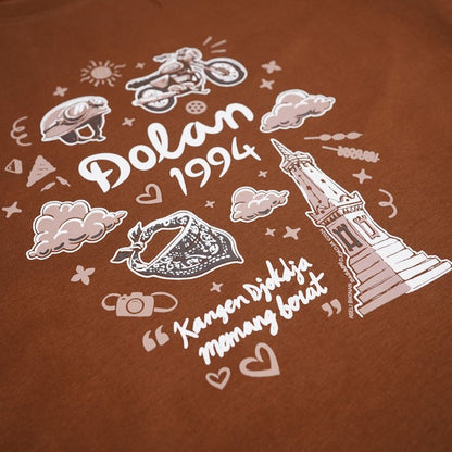 Dagadu Kaos Bigsize Dolan - Toffee