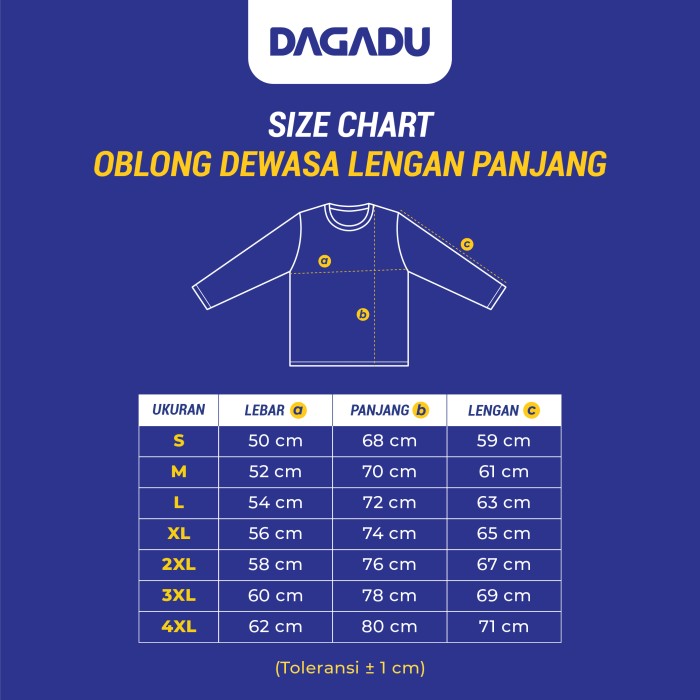 Dagadu Kaos Bigsize Dolan - Toffee