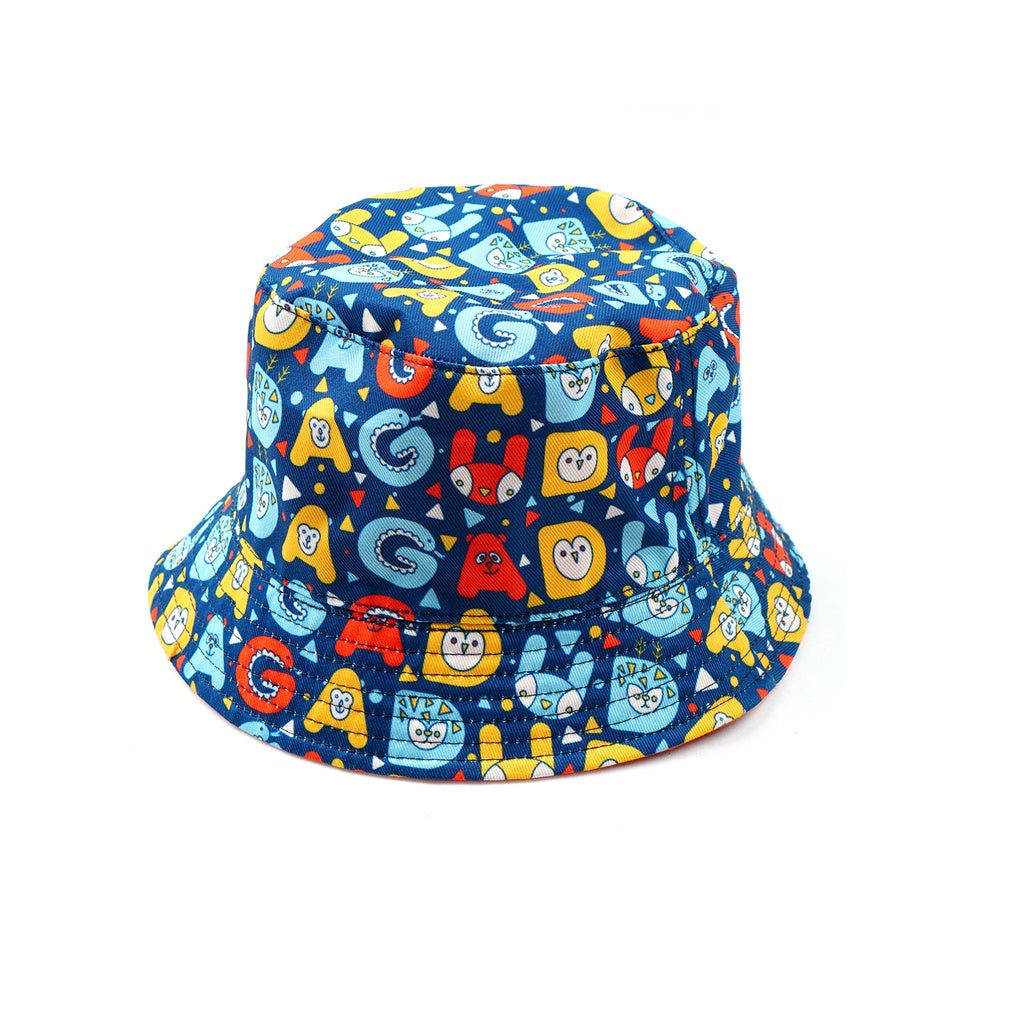 Dagadu Topi Anak - Reversible Bucket Hat Animals