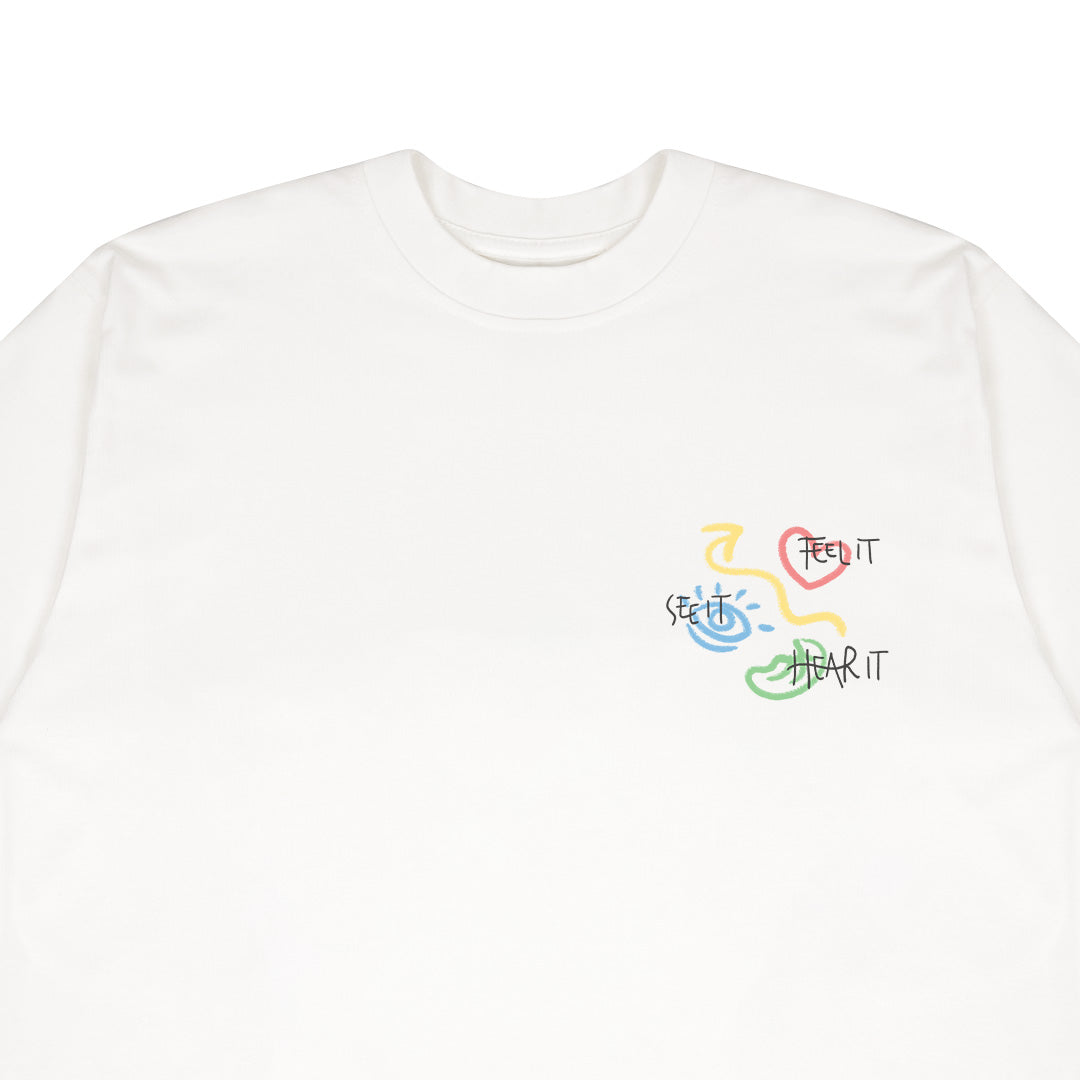 Kaos Merch Live Project x Dagadu Berdan Sheila - Broken White
