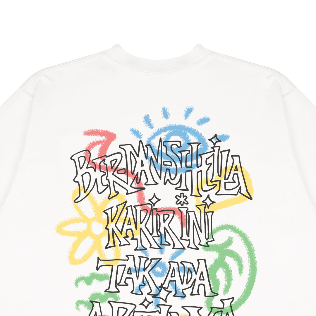 Kaos Merch Live Project x Dagadu Berdan Sheila - Broken White