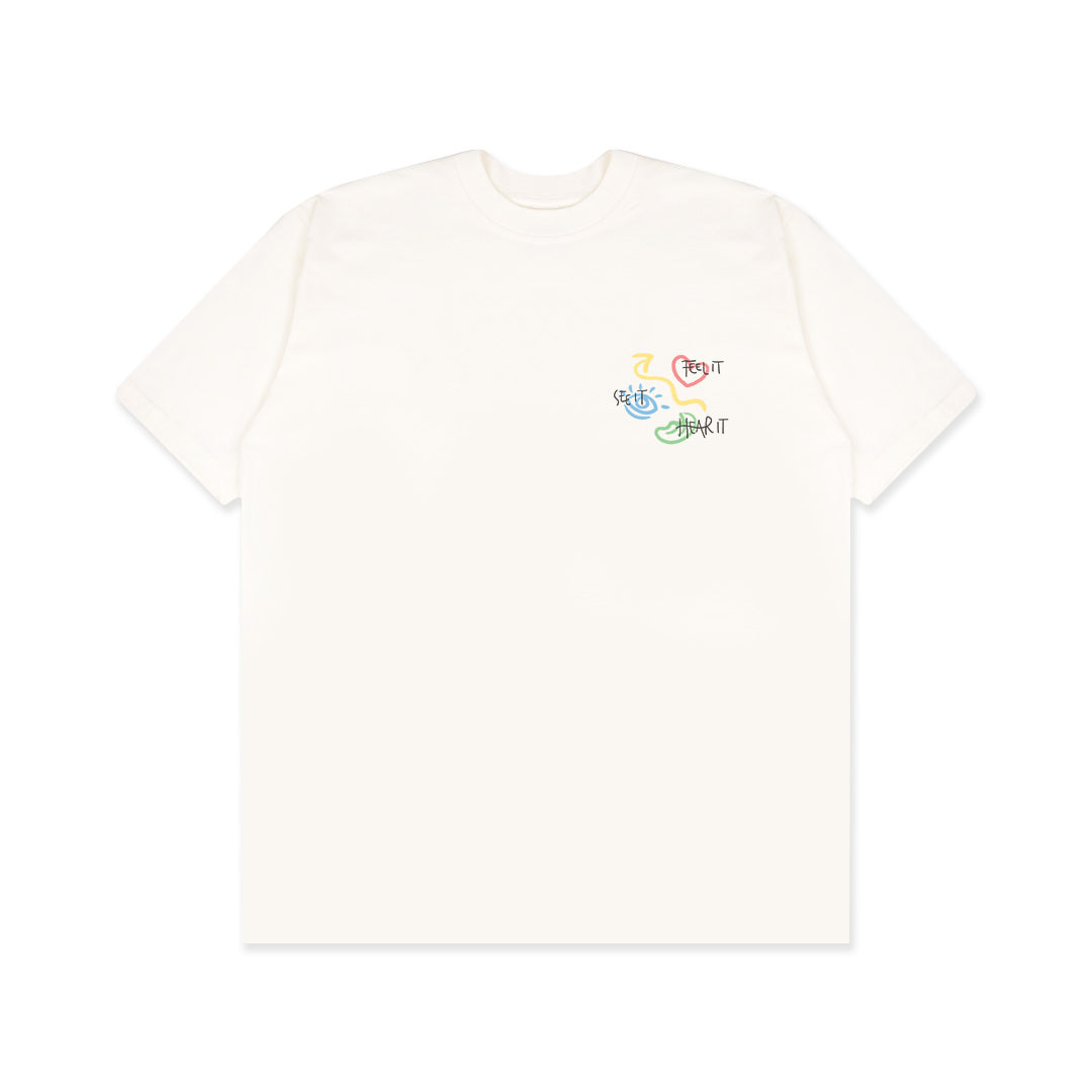 Kaos Merch Live Project x Dagadu Berdan Sheila - Broken White