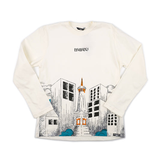 Dagadu T-Shirt Long Sleeve Regular Scape Kaos Unisex