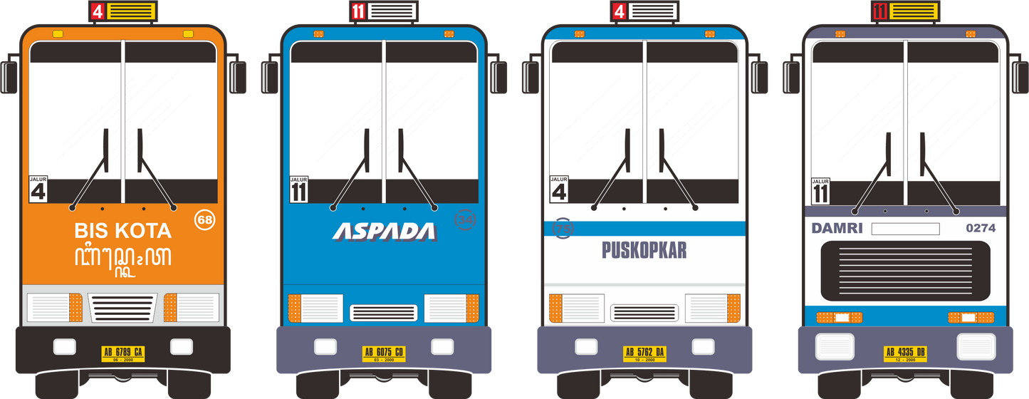 Dagadu Kaos Custom Mata Lalu - Bus