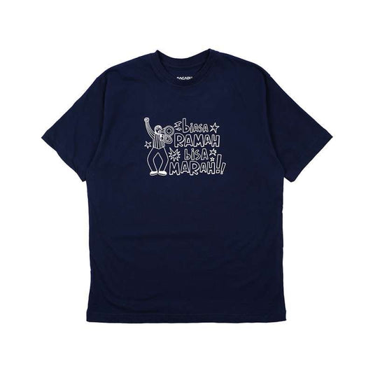 Dagadu Kaos Ramah Marah - Navy