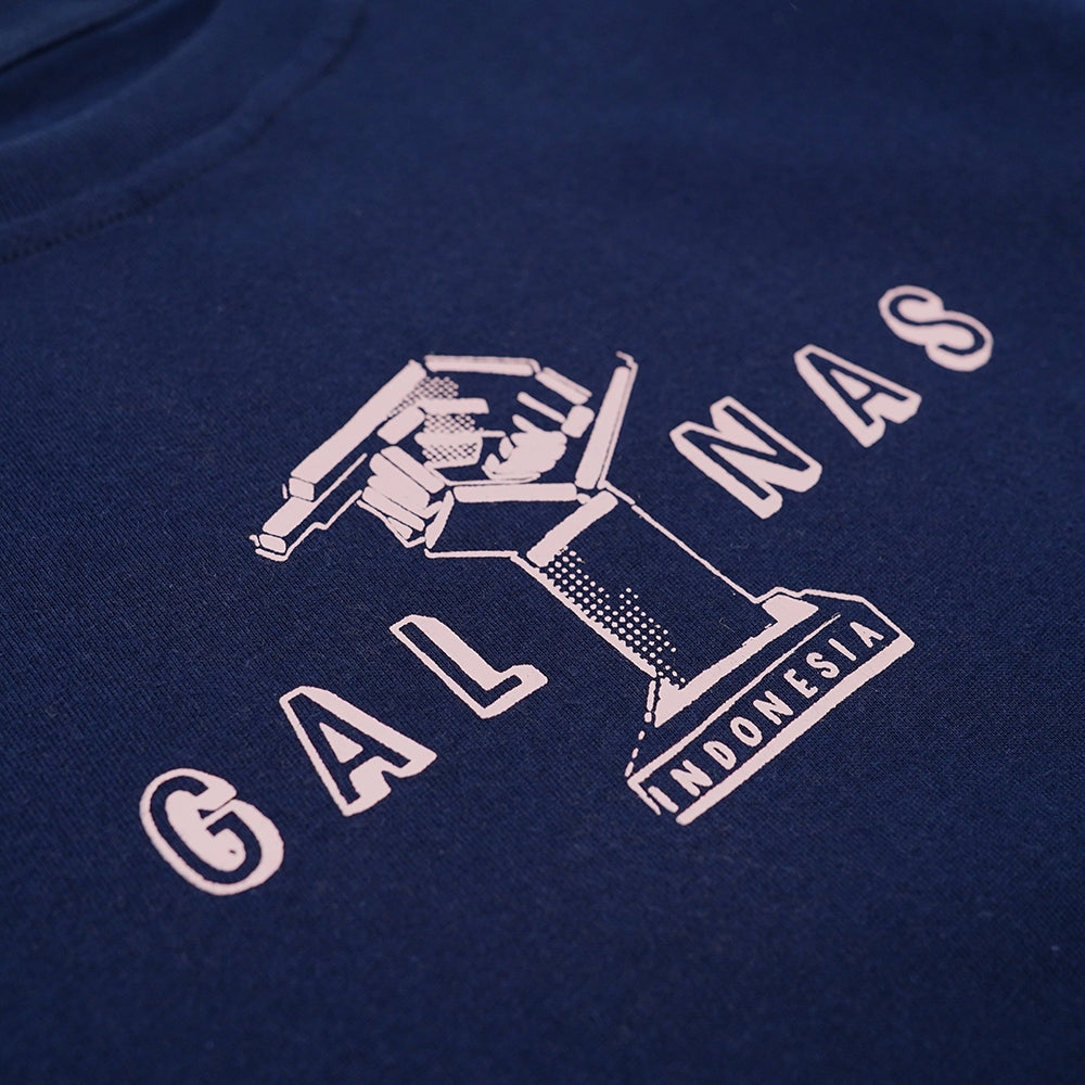 Dagadu Official Merch Galeri Nasional Kaos - Navy