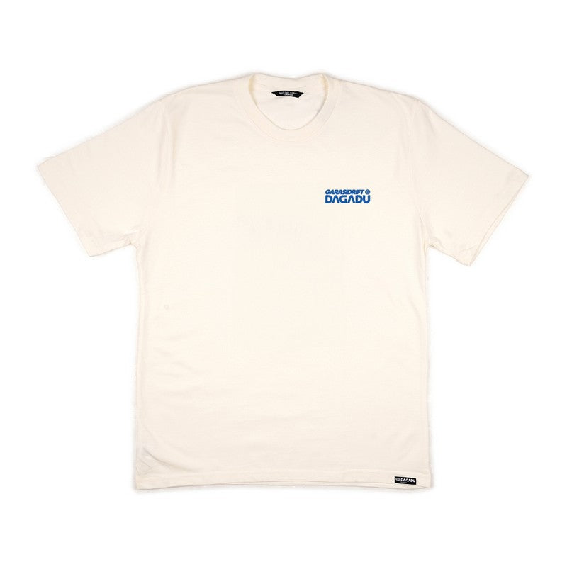 Dagadu Official Merch Garasi Drift Kaos - Putih