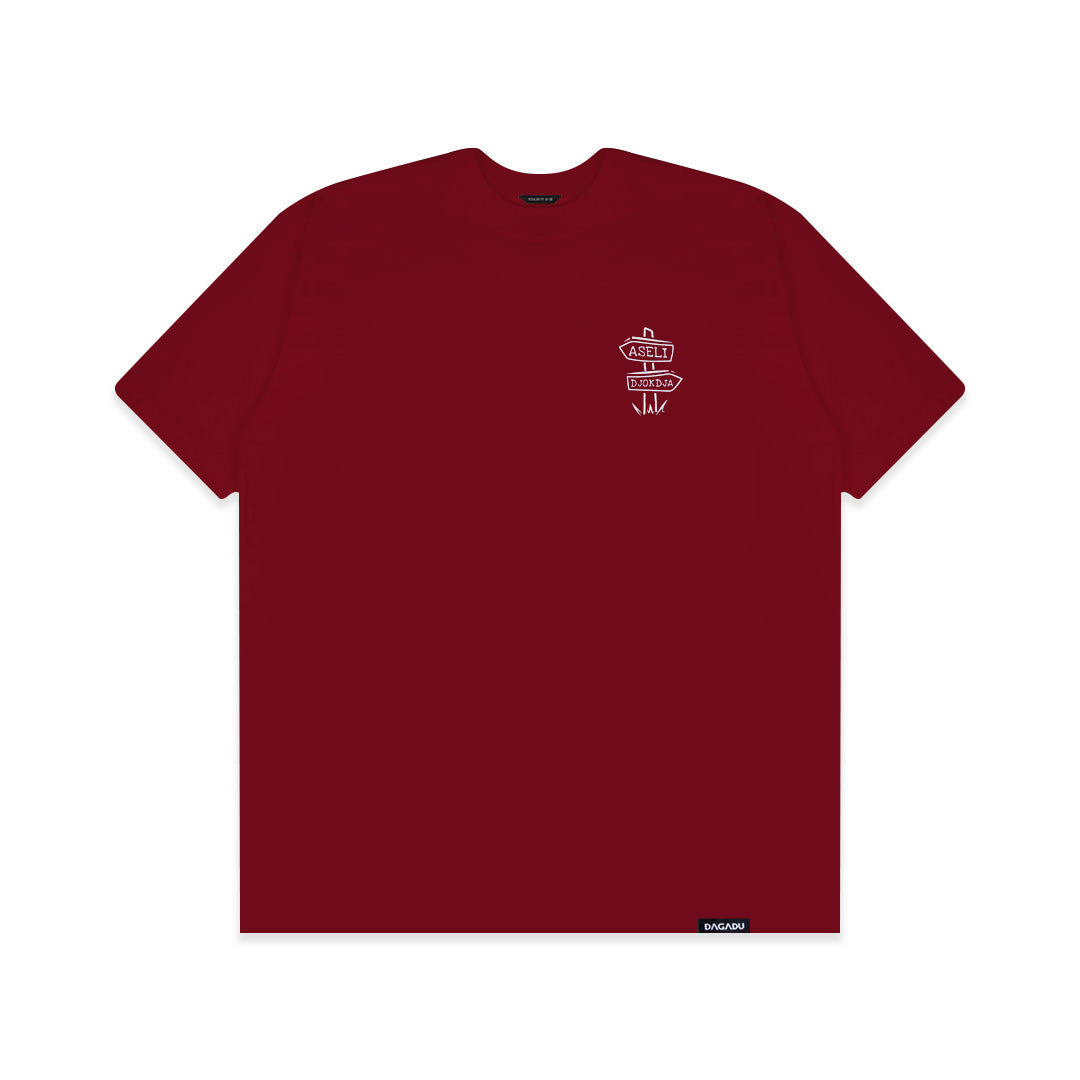 Dagadu Kaos Pria Lengan Pendek Reguler Beach Cotton Combed 24S