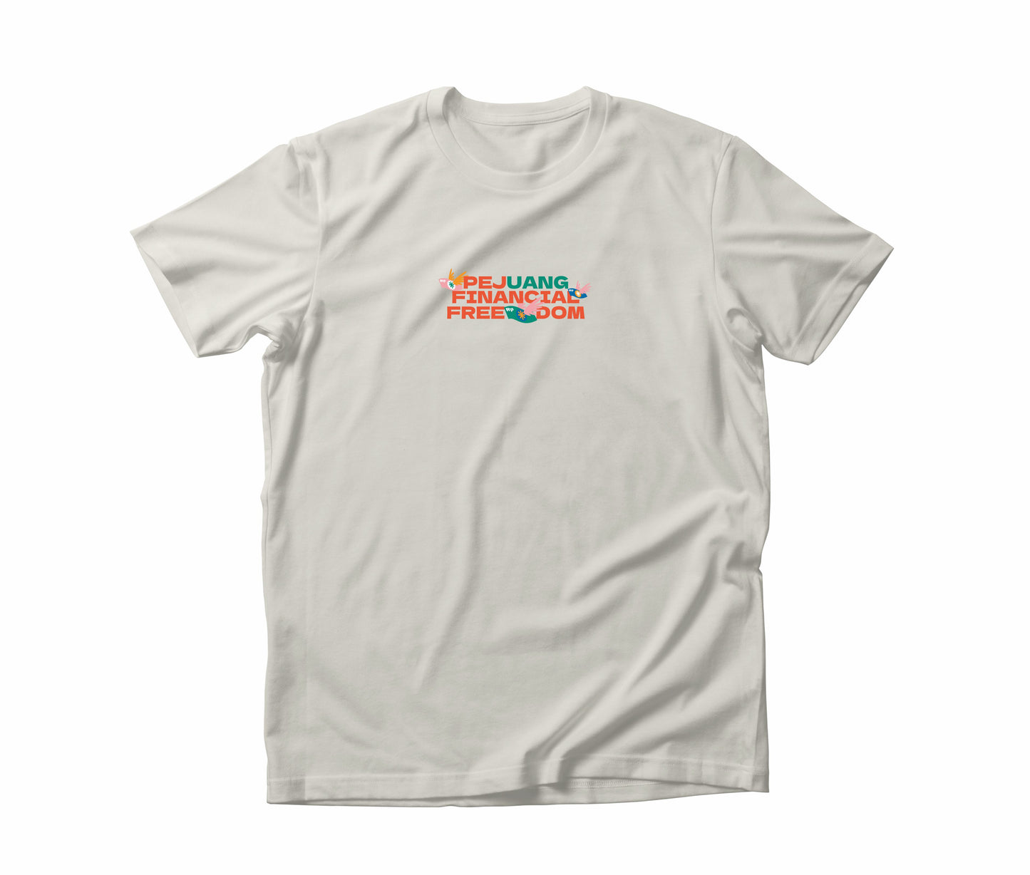 Dagadu Kaos Pria Lengan Pendek Reguler Custom Pejuang Financial Freedom