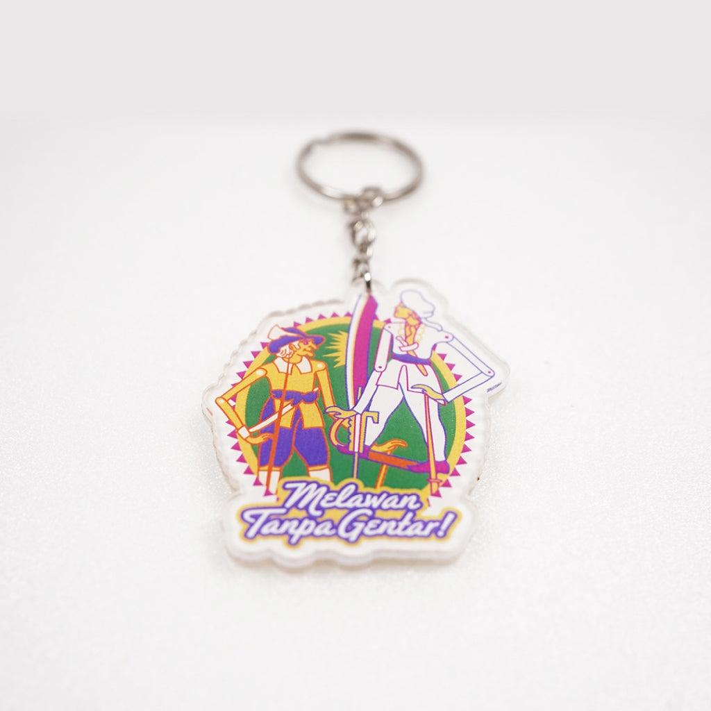 Gantungan Kunci Akrilik Dagadu Official Merch Museum Nasional Indonesia