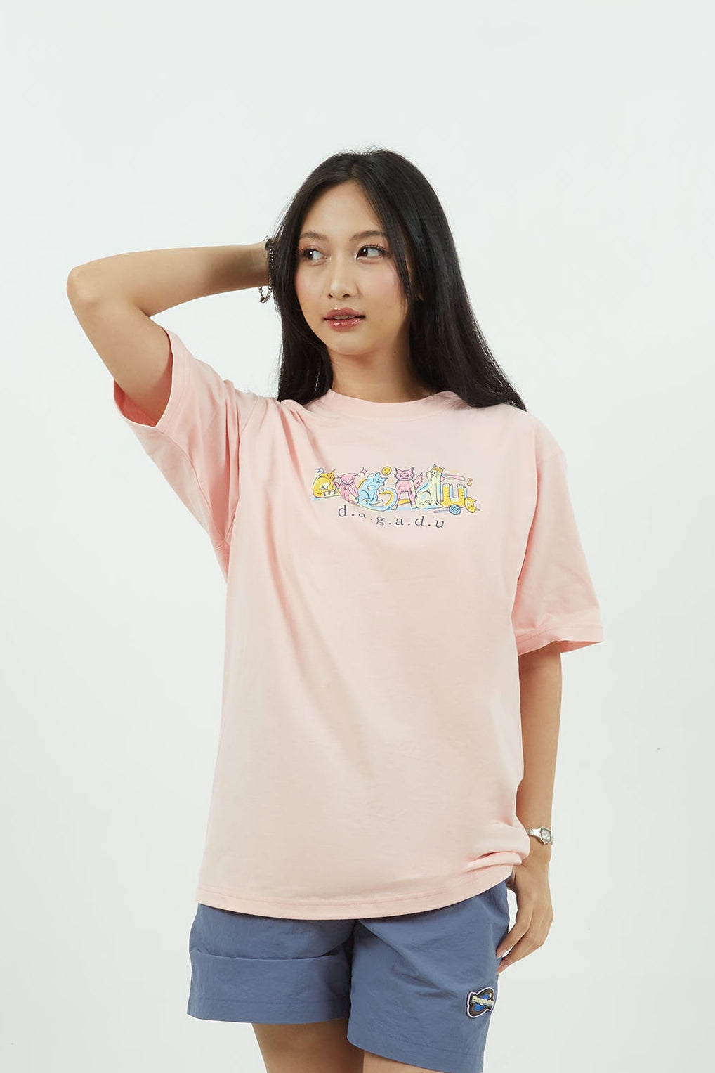 Dagadu Kaos Dakucing - Blushing Rose
