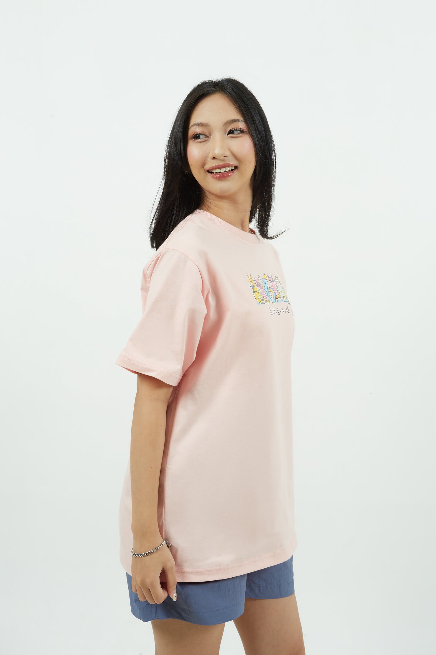 Dagadu Kaos Dakucing - Blushing Rose