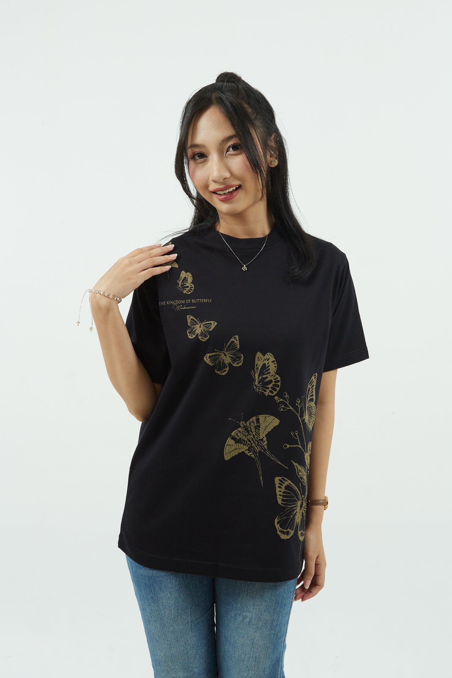 Dagadu Kaos Kupu Sulawesi - Hitam