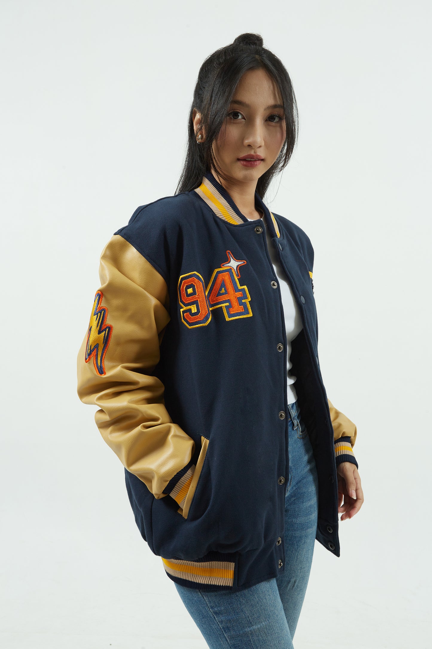 Dagadu Jacket Varsity - VARSITY NAVY