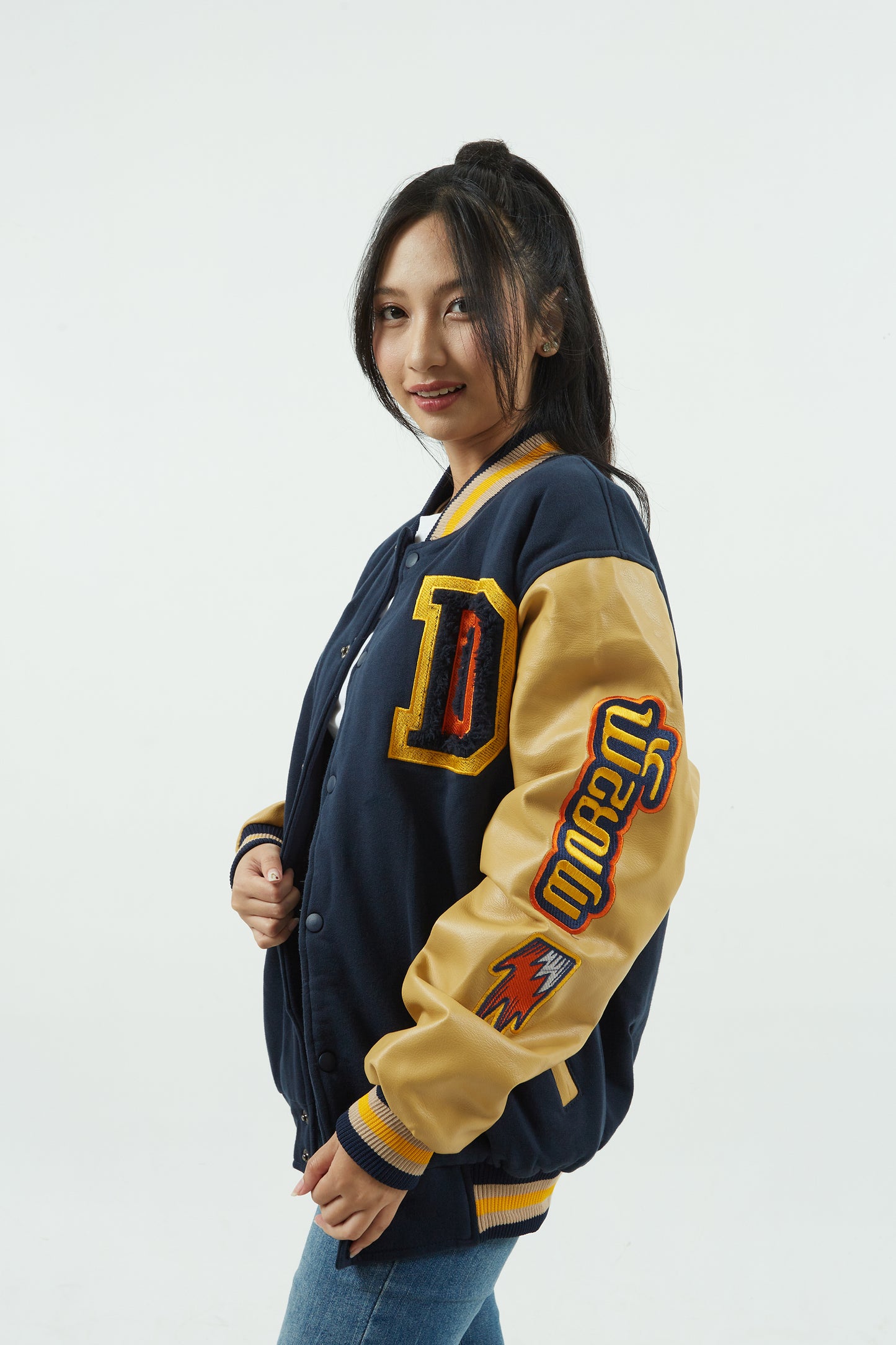 Dagadu Jacket Varsity - VARSITY NAVY