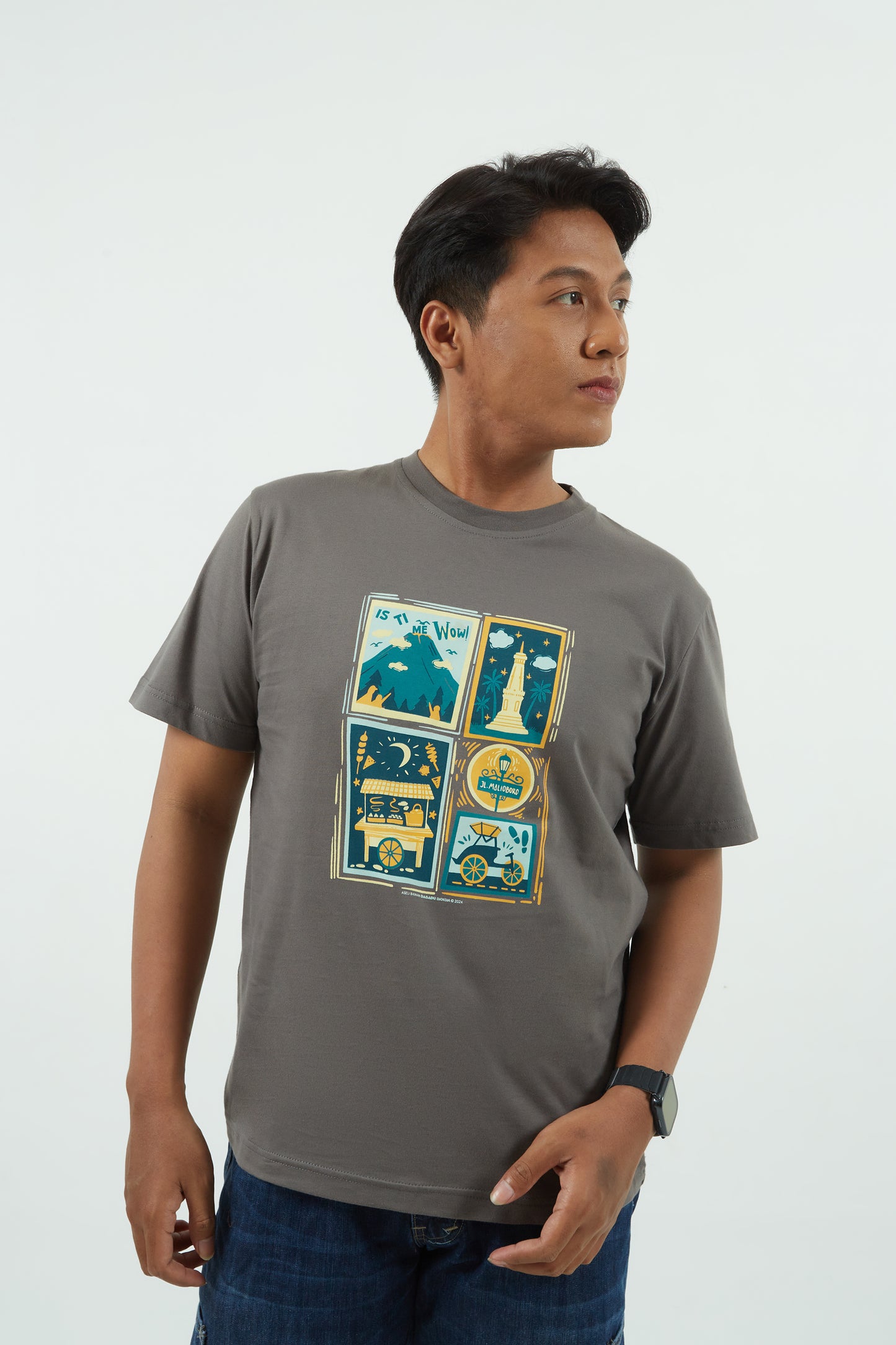 Dagadu Kaos Frame - Charcoal