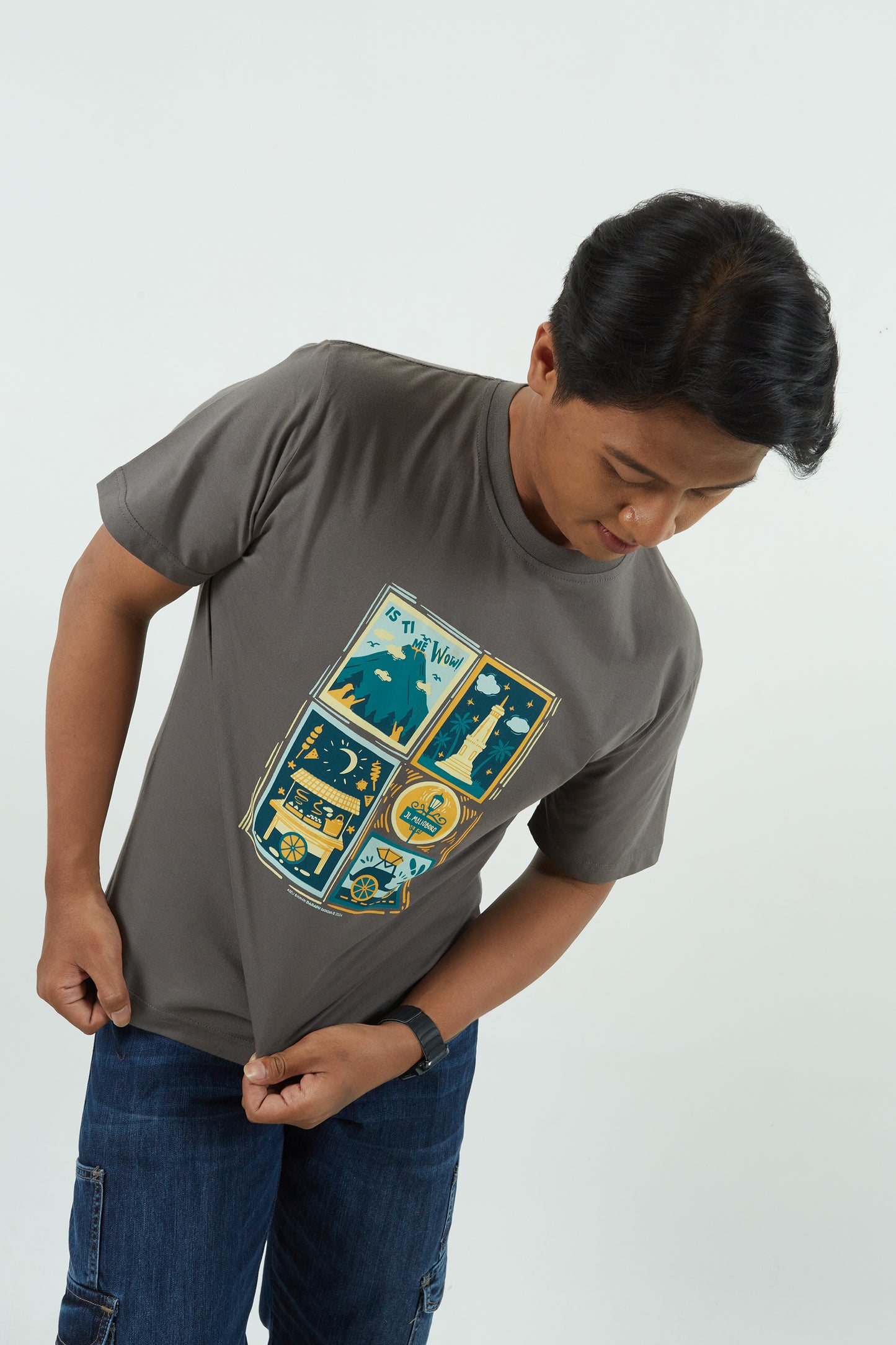 Dagadu Kaos Frame - Charcoal