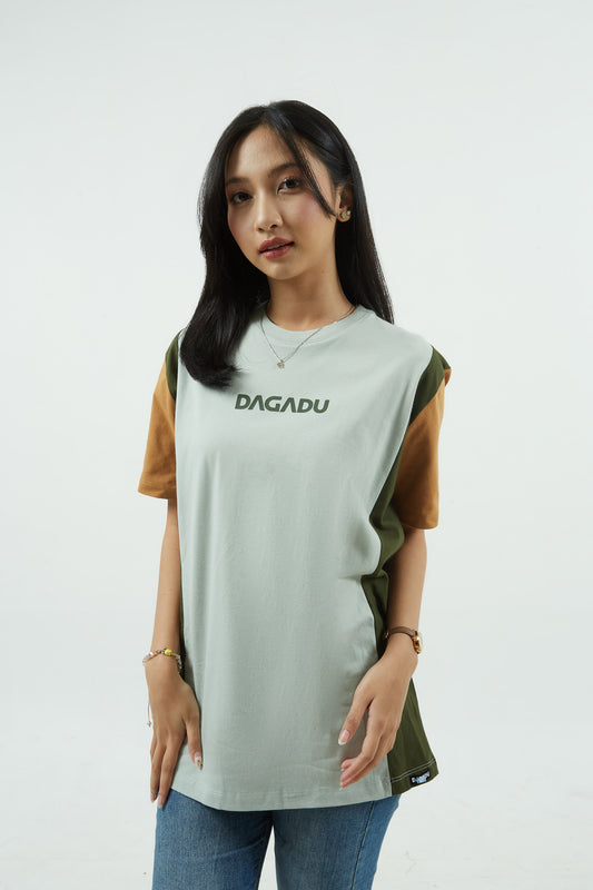 Dagadu Kaos Cut & Sew - Seafoam