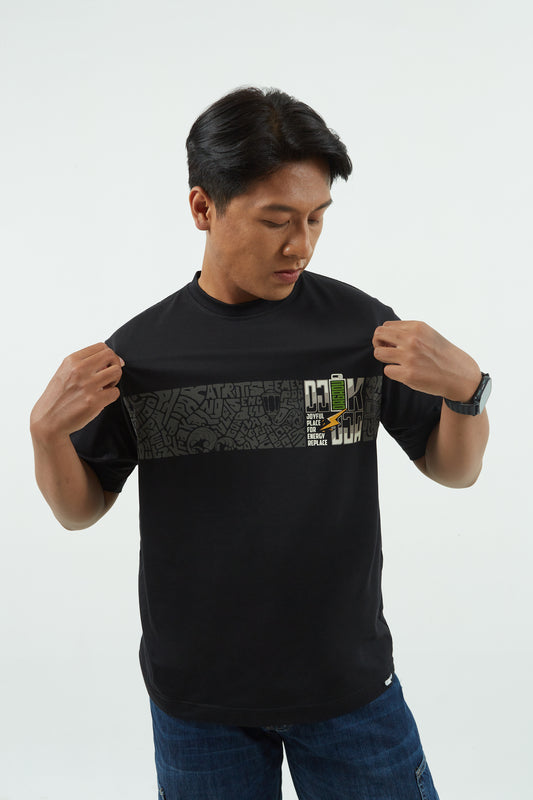 Dagadu Kaos Battery - Hitam