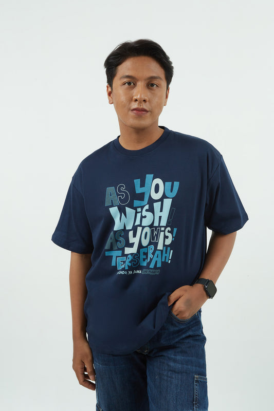 Dagadu Mata Lalu Kaos As You Wish - Navy