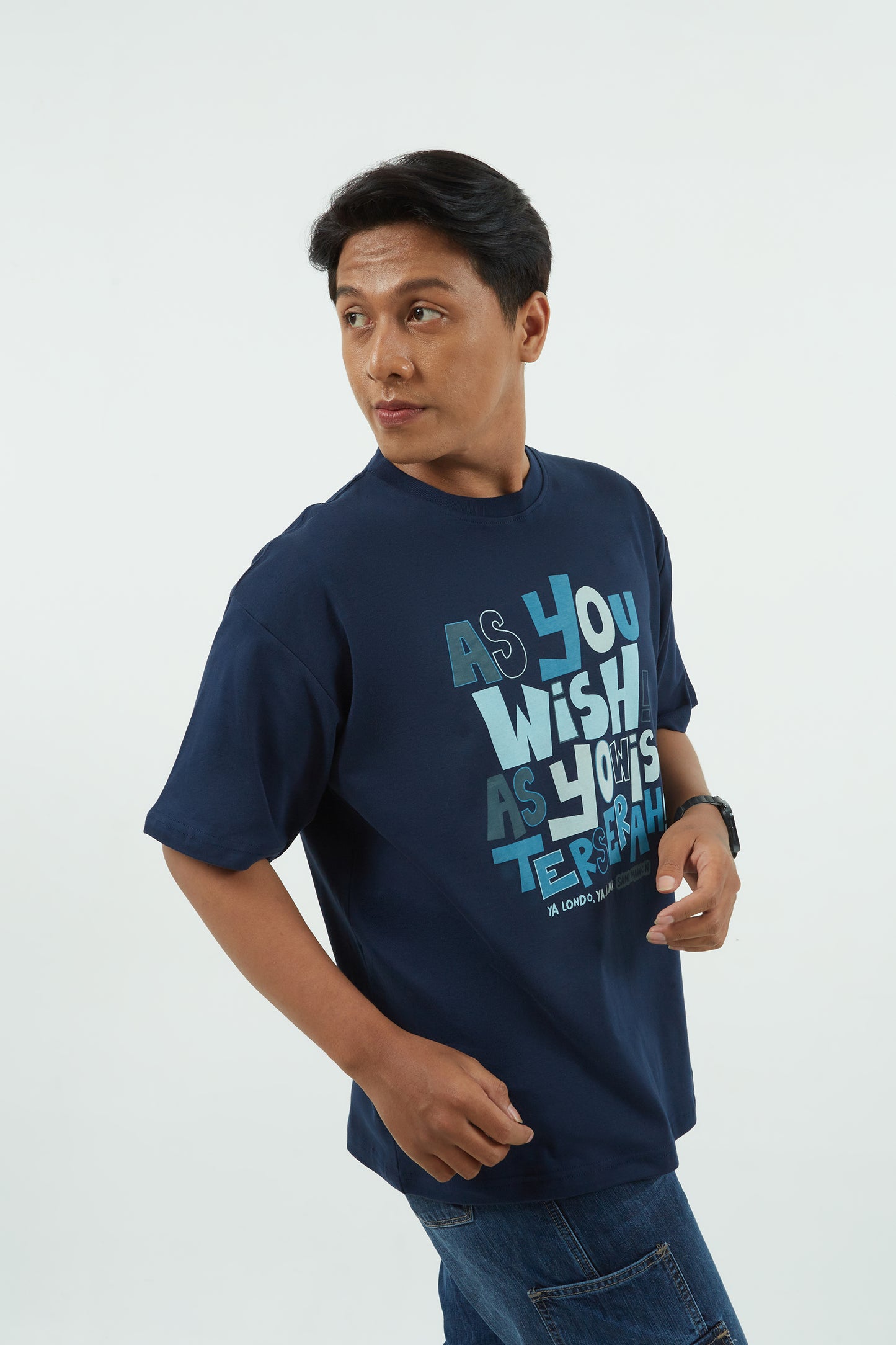 Dagadu Mata Lalu Kaos As You Wish - Navy