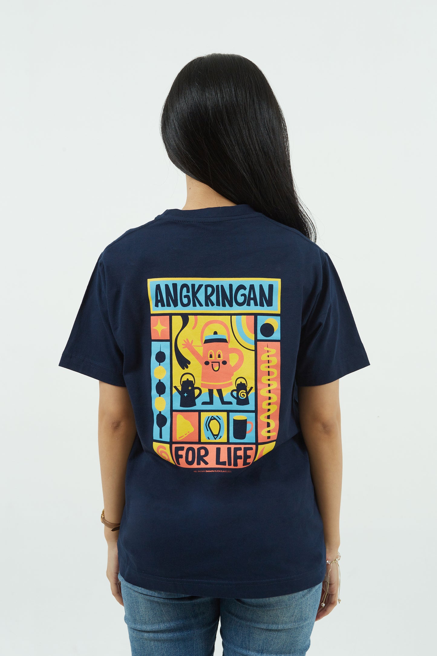 Dagadu T-shirt Regular Angkringan - Kaos Unisex