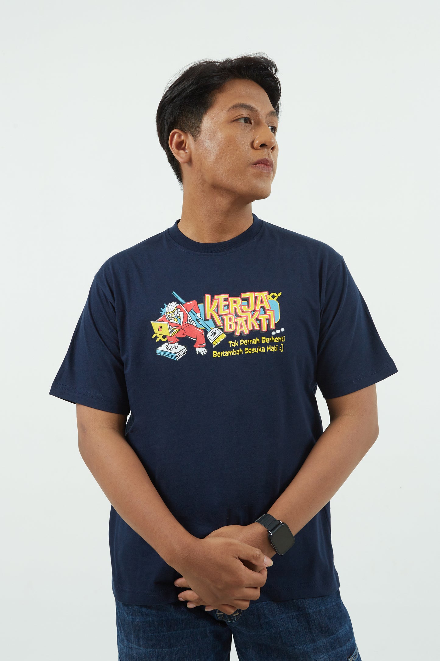 Dagadu Kaos Kerja Bakti - Navy