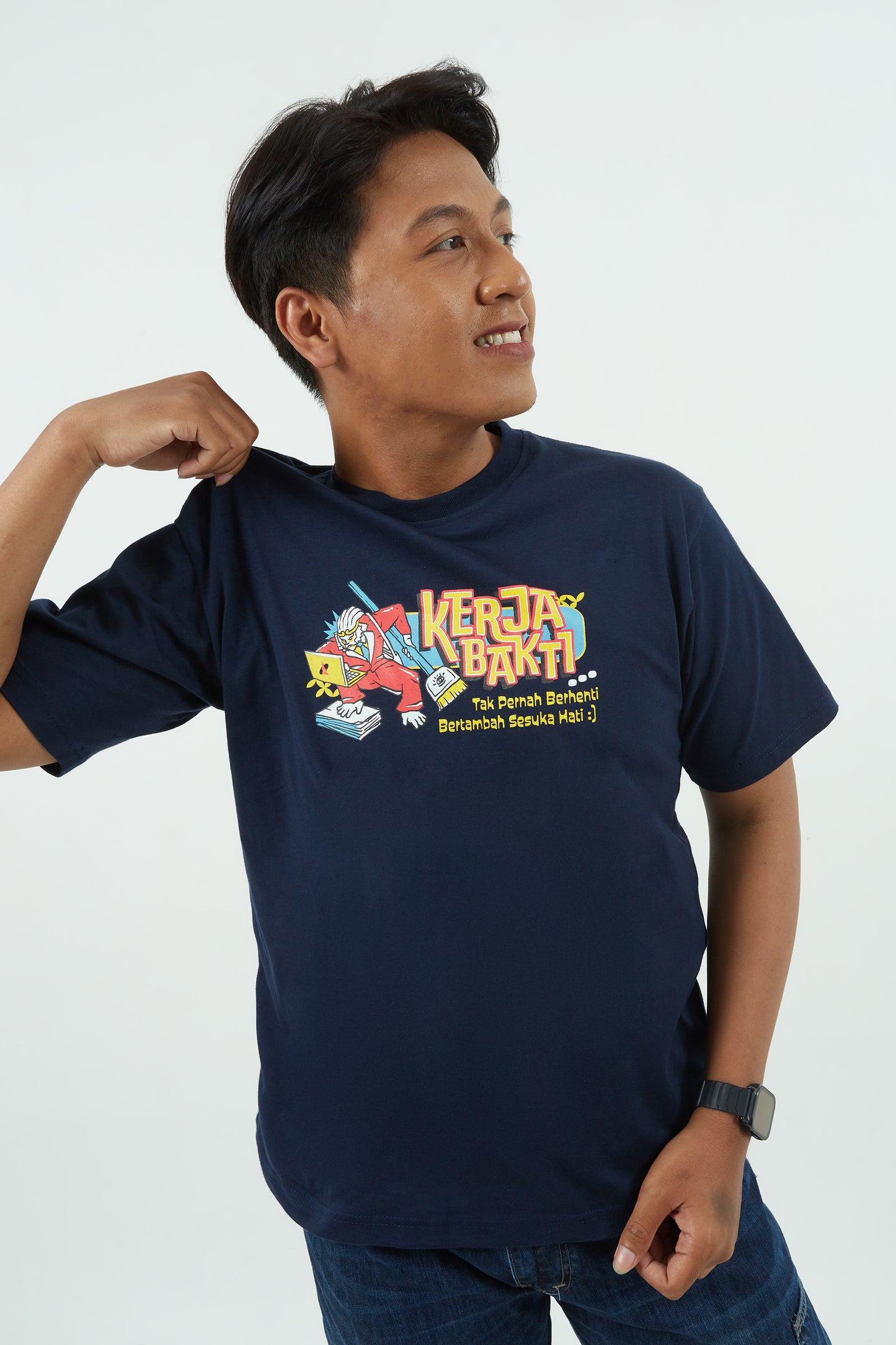 Dagadu Kaos Kerja Bakti - Navy