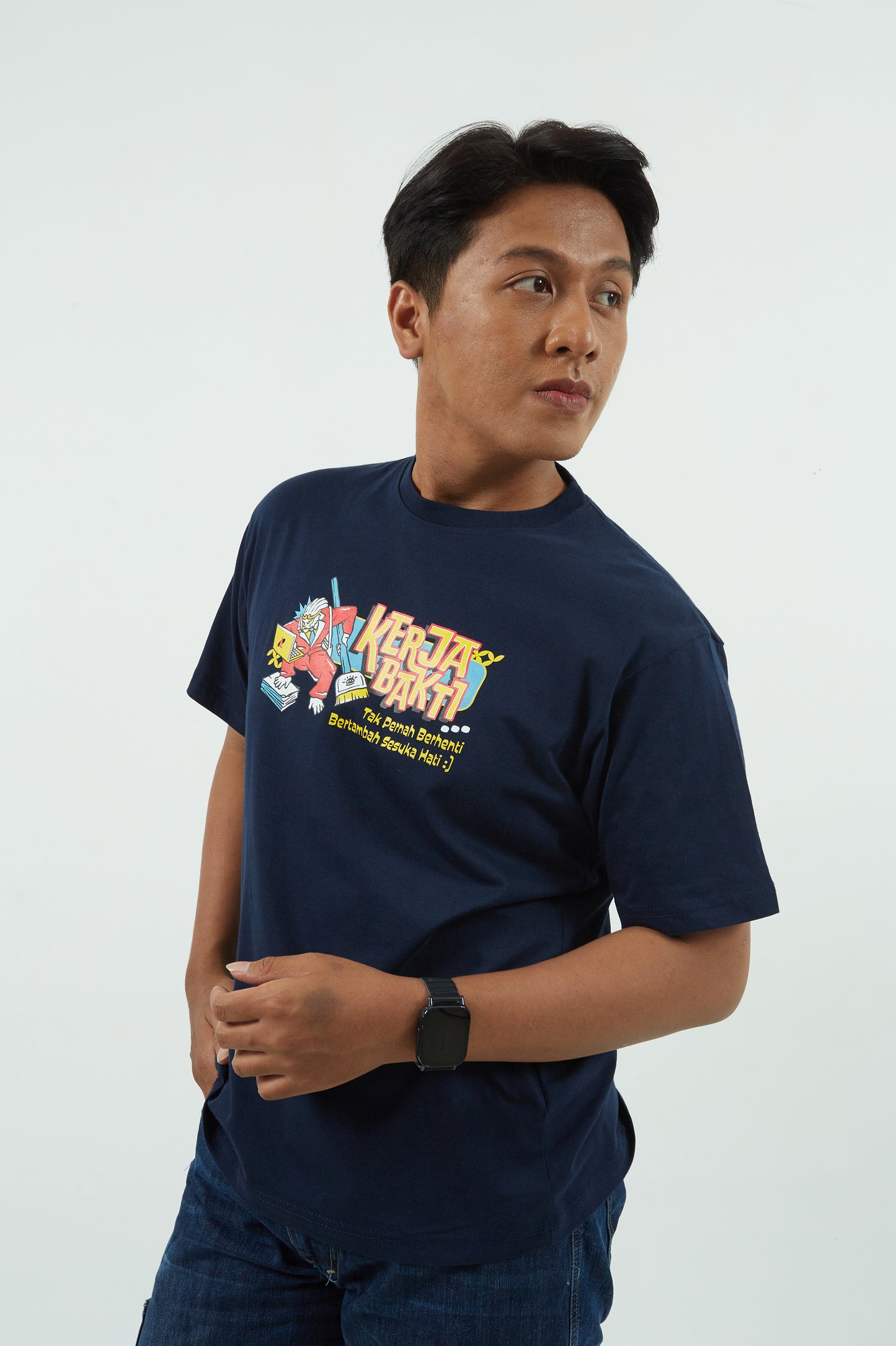 Dagadu Kaos Kerja Bakti - Navy