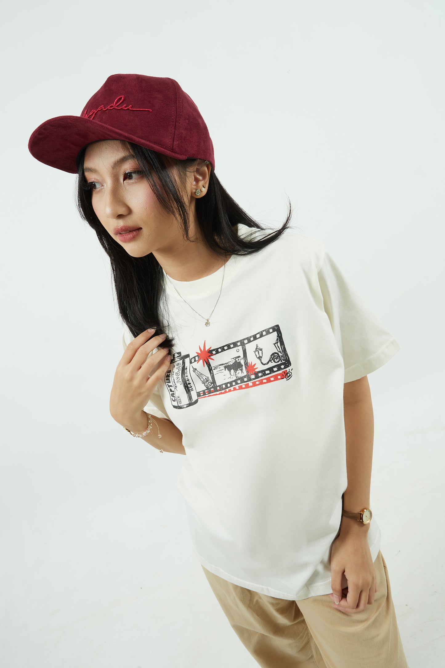 Dagadu Kaos Capture Memories - Off White